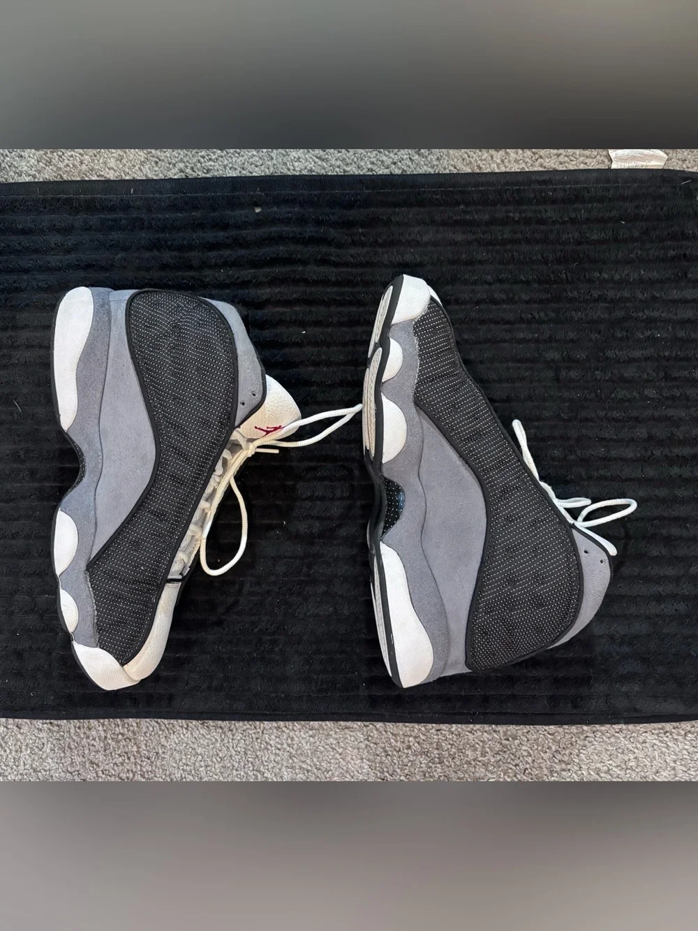 Men’s 13s Black flints